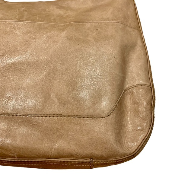 Frye Tan Melissa Leather‎ Distressed Hobo Shoulder Bag - Picture 10 of 16